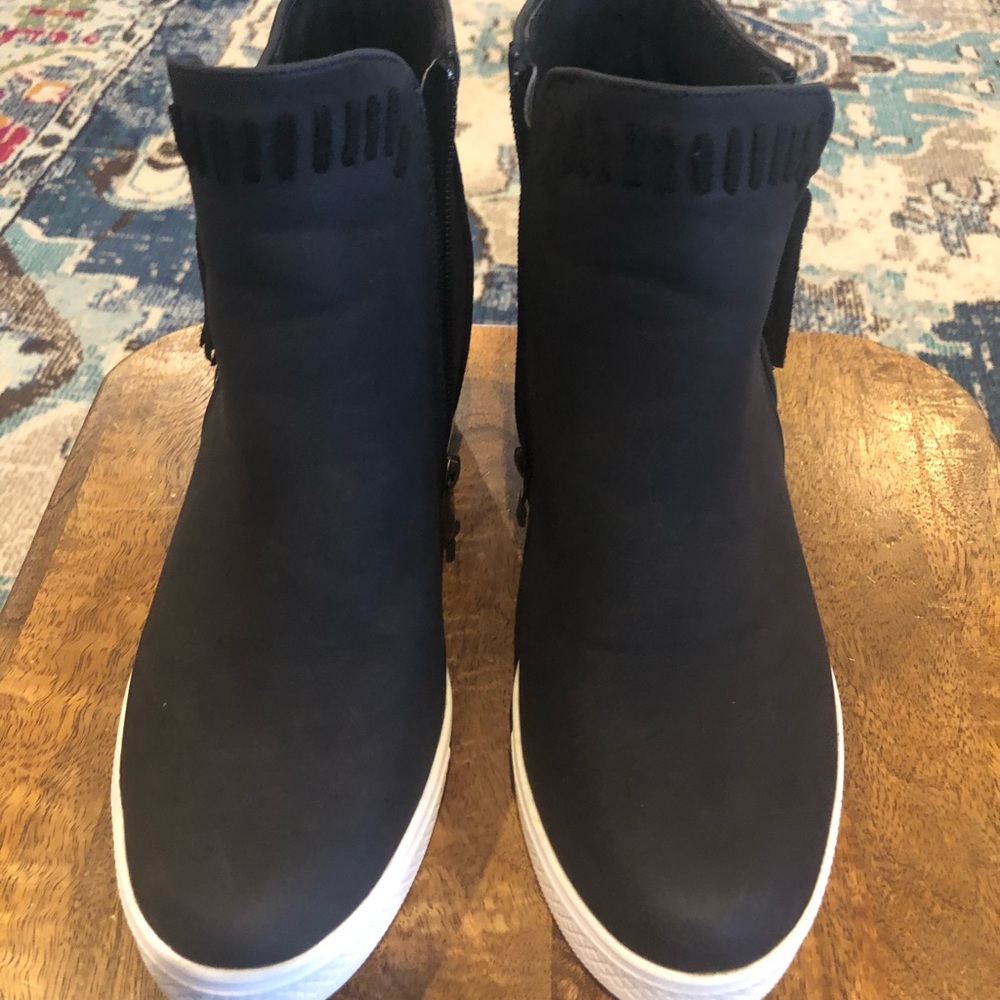 Ccocci Black Sneaker Wedge